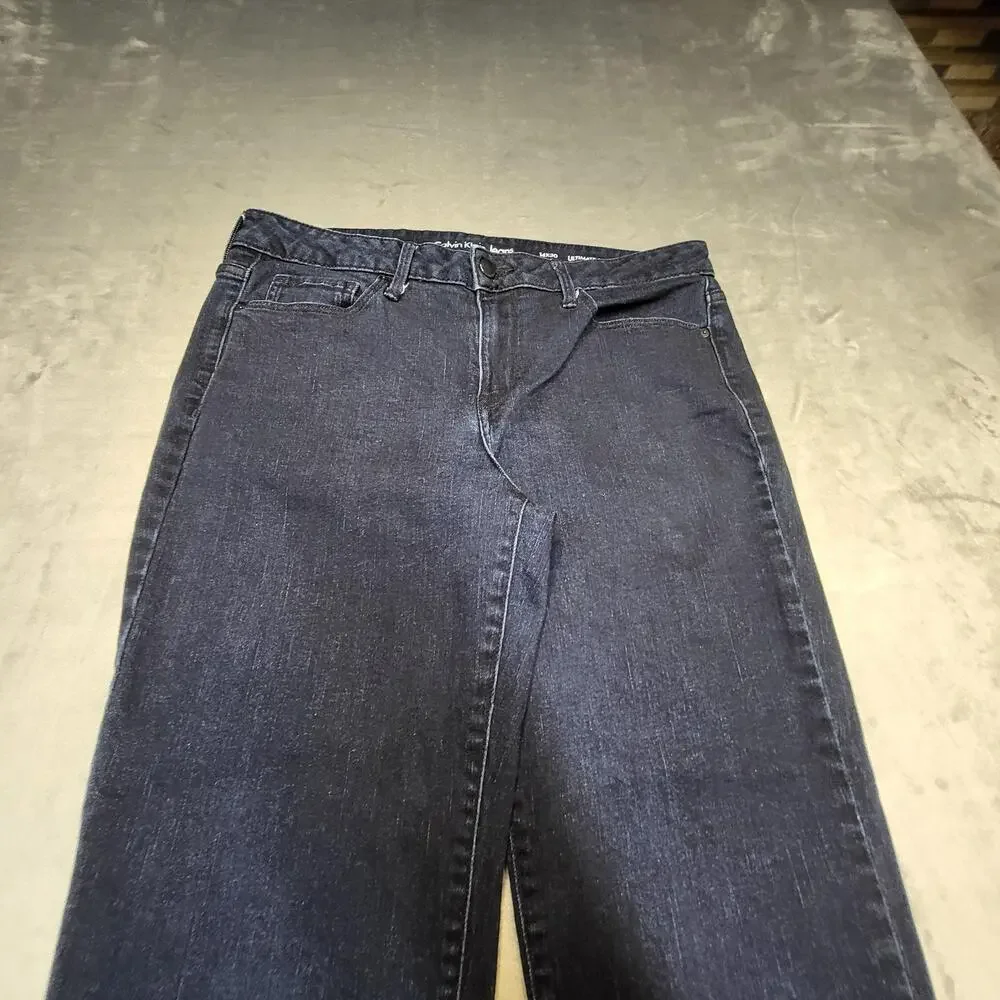 Calvin Klein Jeans Boys 14 Blue Skinny Extra-Slim 14x30 Ultimate Skinny